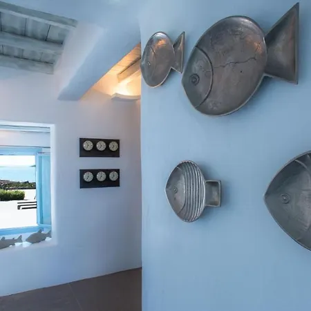 Luxury Paros Sea View Private Pool 4 Bdr Tserdakia *